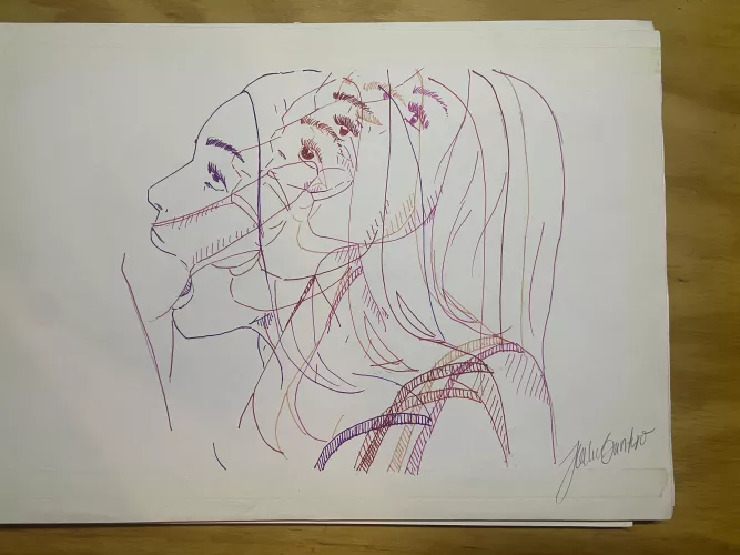 Experimenting with color and movement. What do you think?