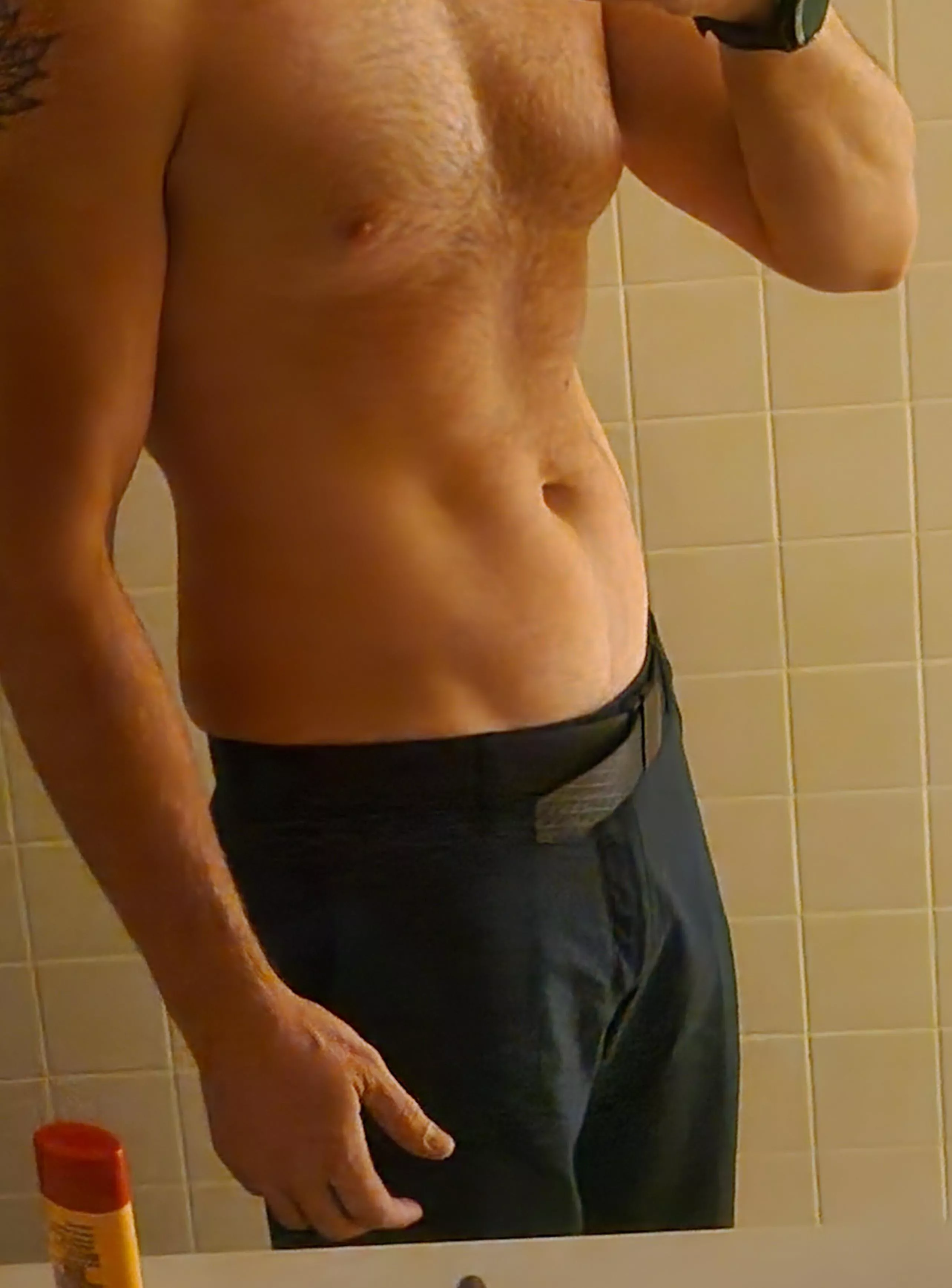 Felt lean this morning nwa