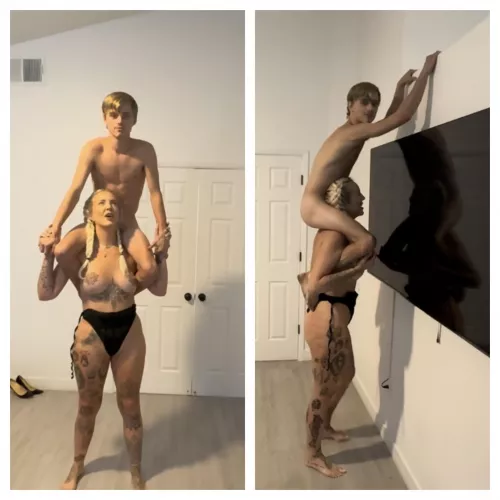 Gigi Meets Tiny Frank 