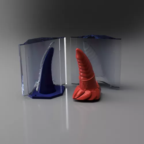 Got the mold done, with a dual density insert ! 