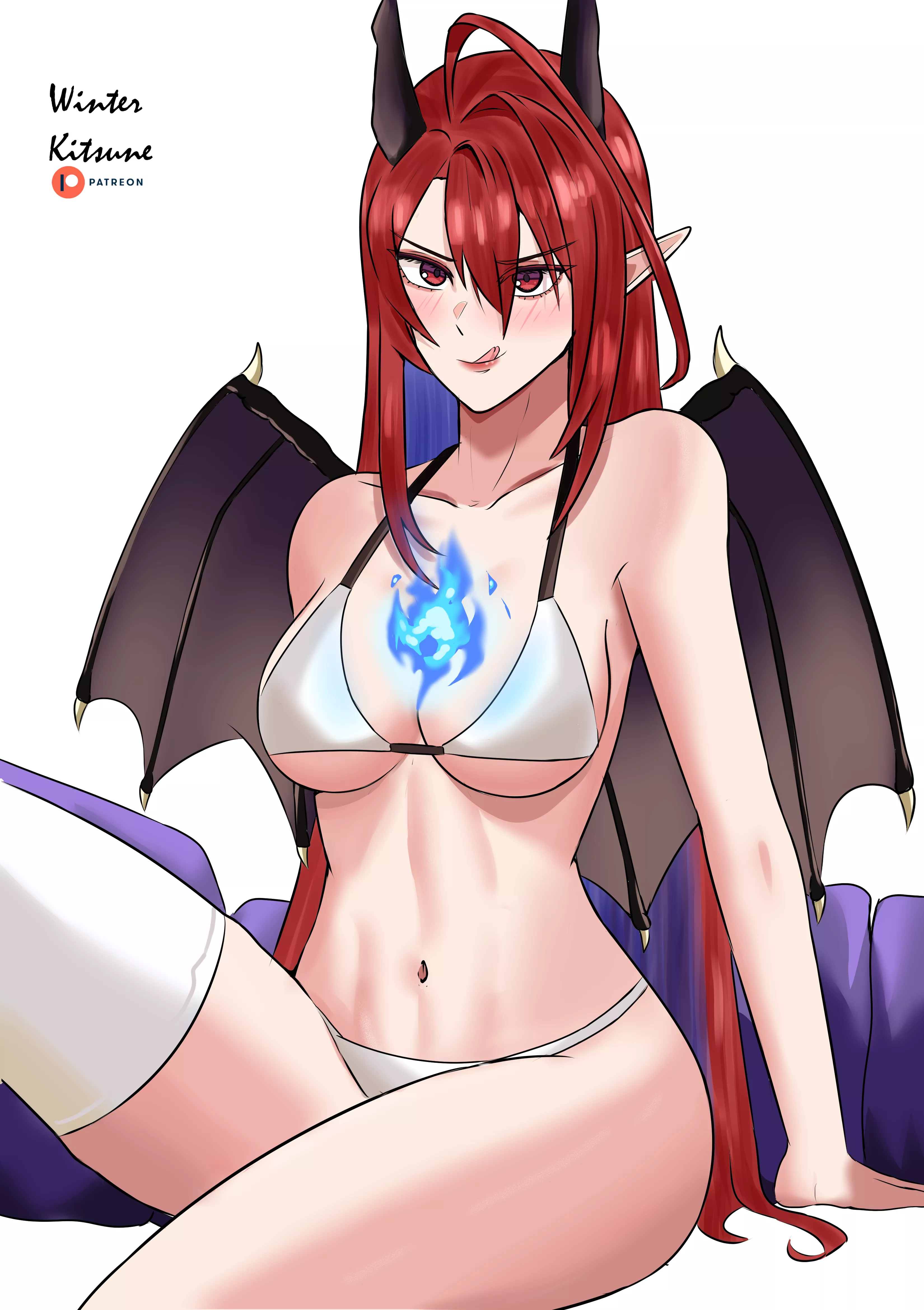 Hentai-lloween week 1. Demon Elizabeth Rose Bloodflame!