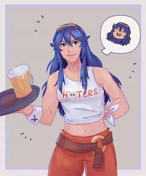 Hooters Lucina (commission by Nico_squitter on Twitter)