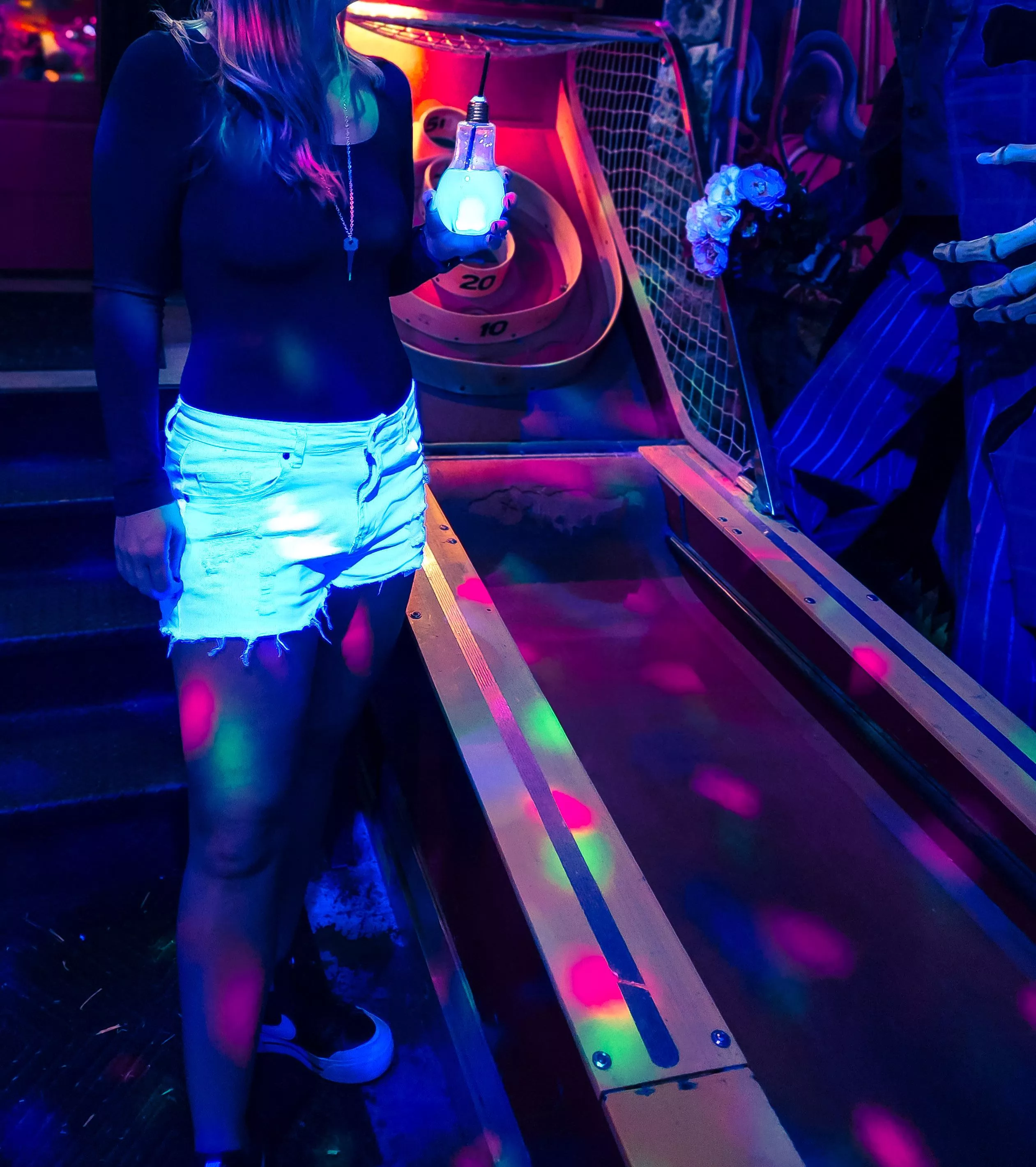 I had so much fun showing off my key at the arcade bar