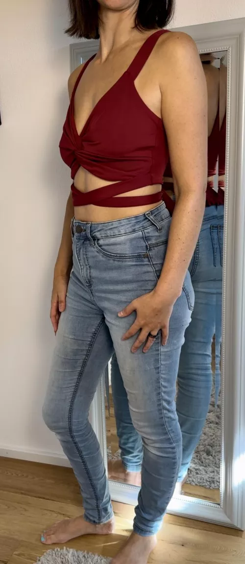Is this top too sexy for a mom of 3…(swiss girl)