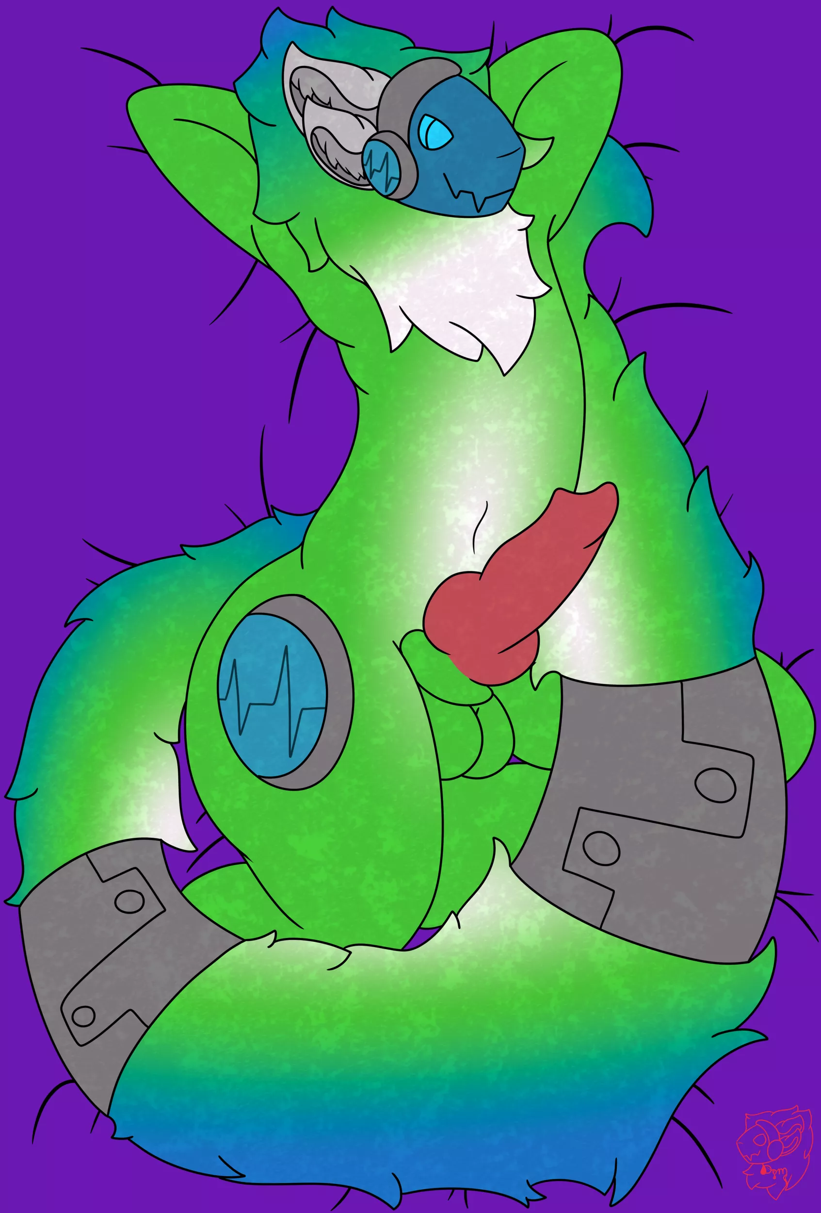 just relaxing nothing to see here~ (Art by me)