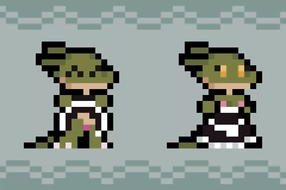 Lusty Argonian Maid Shows the Goods ;) (Made by me, DM for comms!)