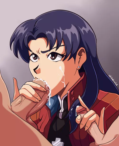Misato blowjob (s0underrated)