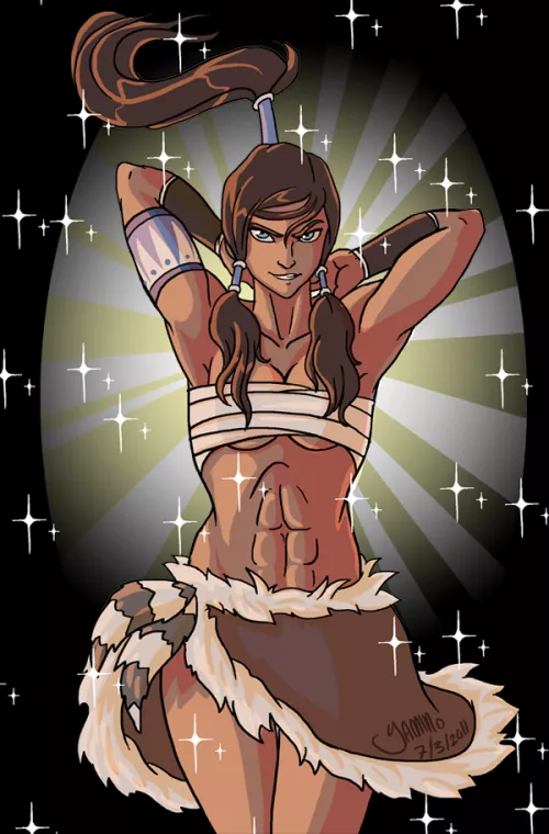 Muscular Korra (yamino)