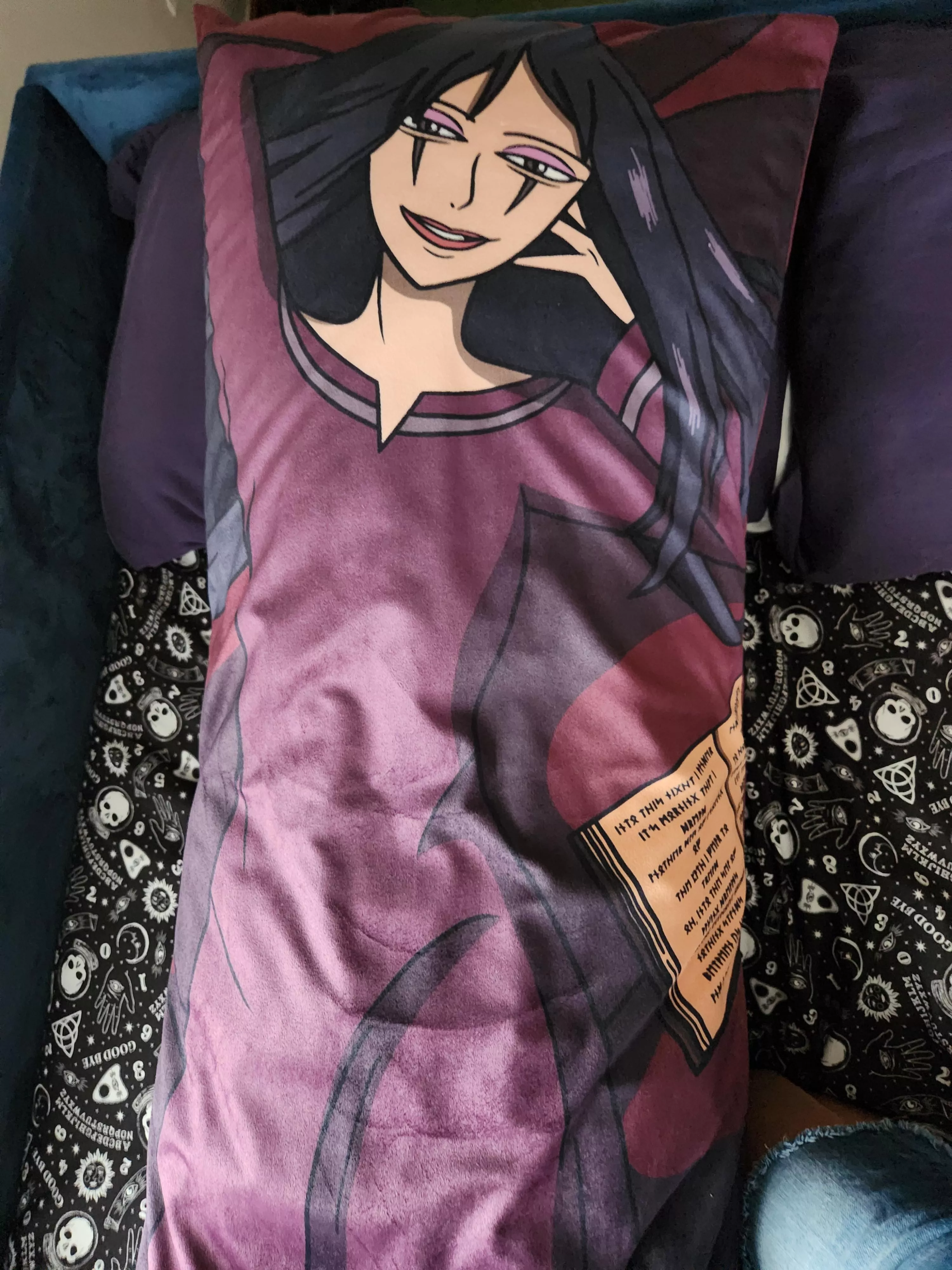 My Dakimakura of Lord Cob from Tales from Earthsea that I drew myself and got printed!