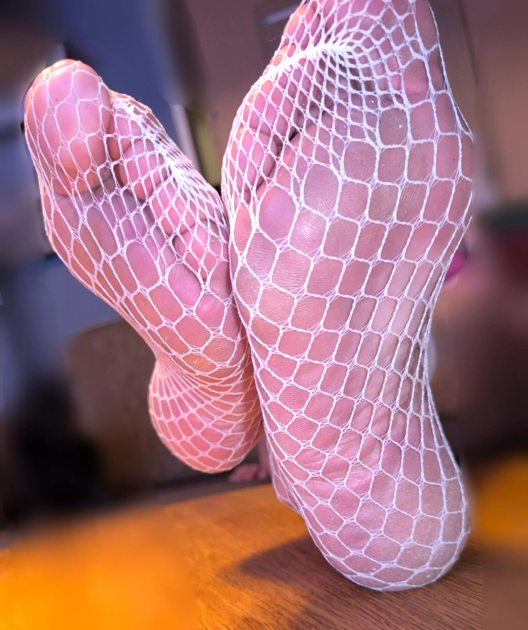 My soft fishnet soles 