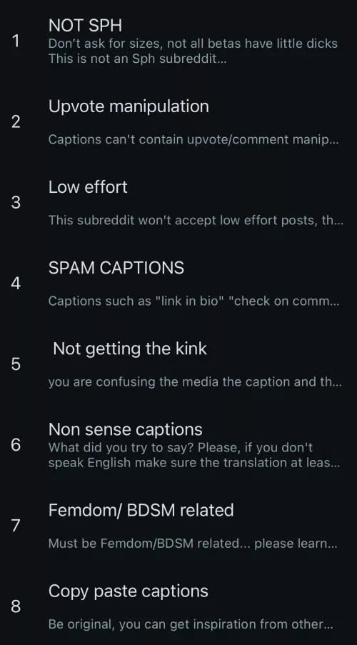 ‼️ NEW RULES ‼️