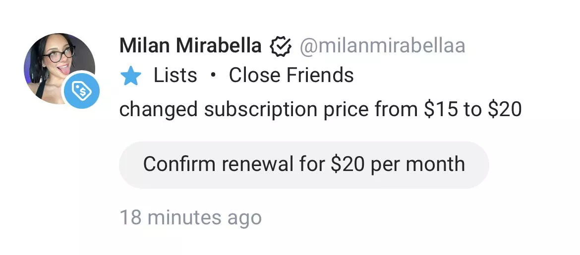 Only update this week 