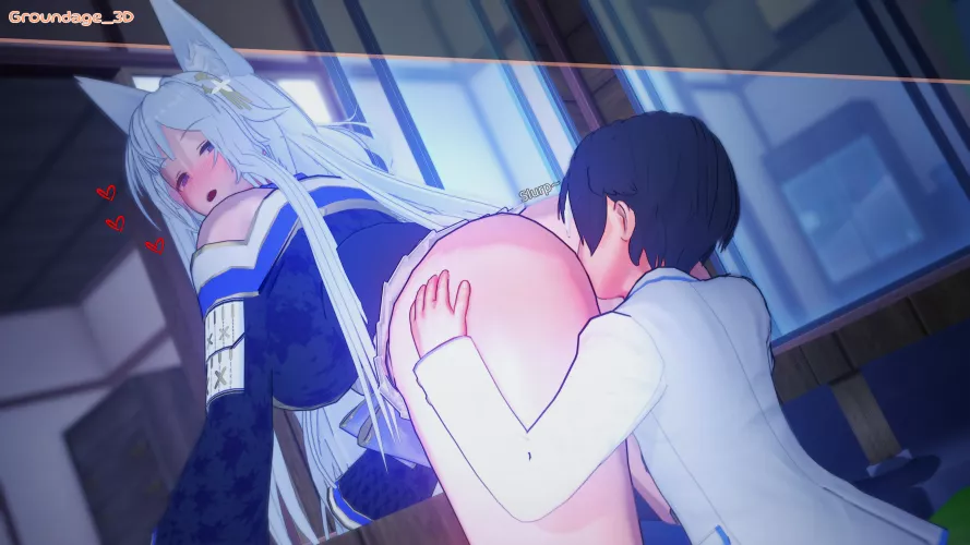 Shinano Ass Worship (Male OC)