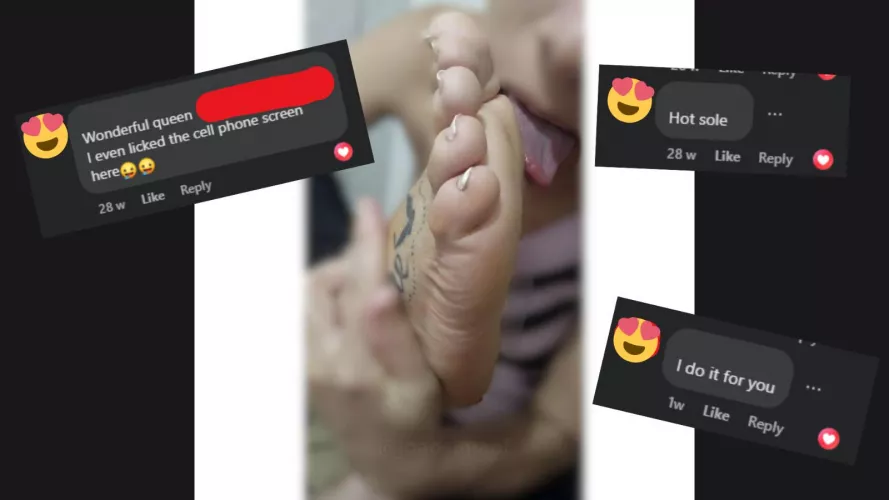 Stare and look at it, slave