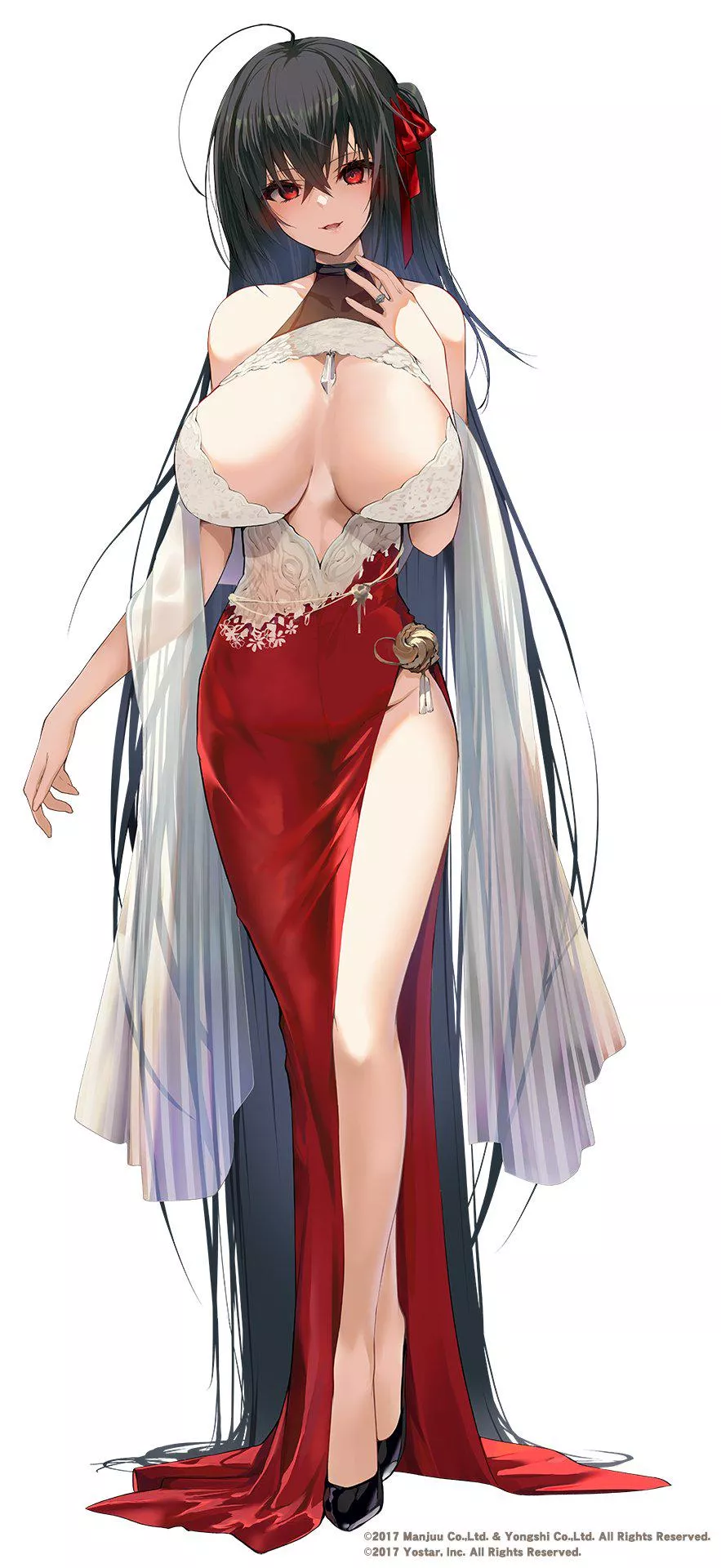 Taihou was ready to accompany you to the ball (satou daiji) [Azur Lane]