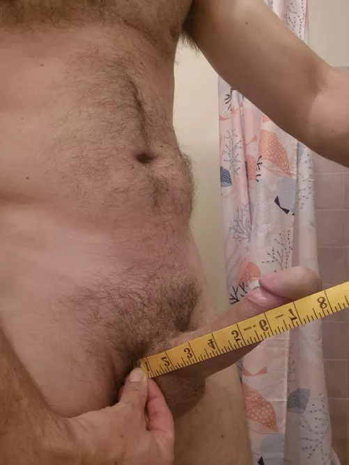 Tape [m]easure for size 🤣 Any F want to ride him today?