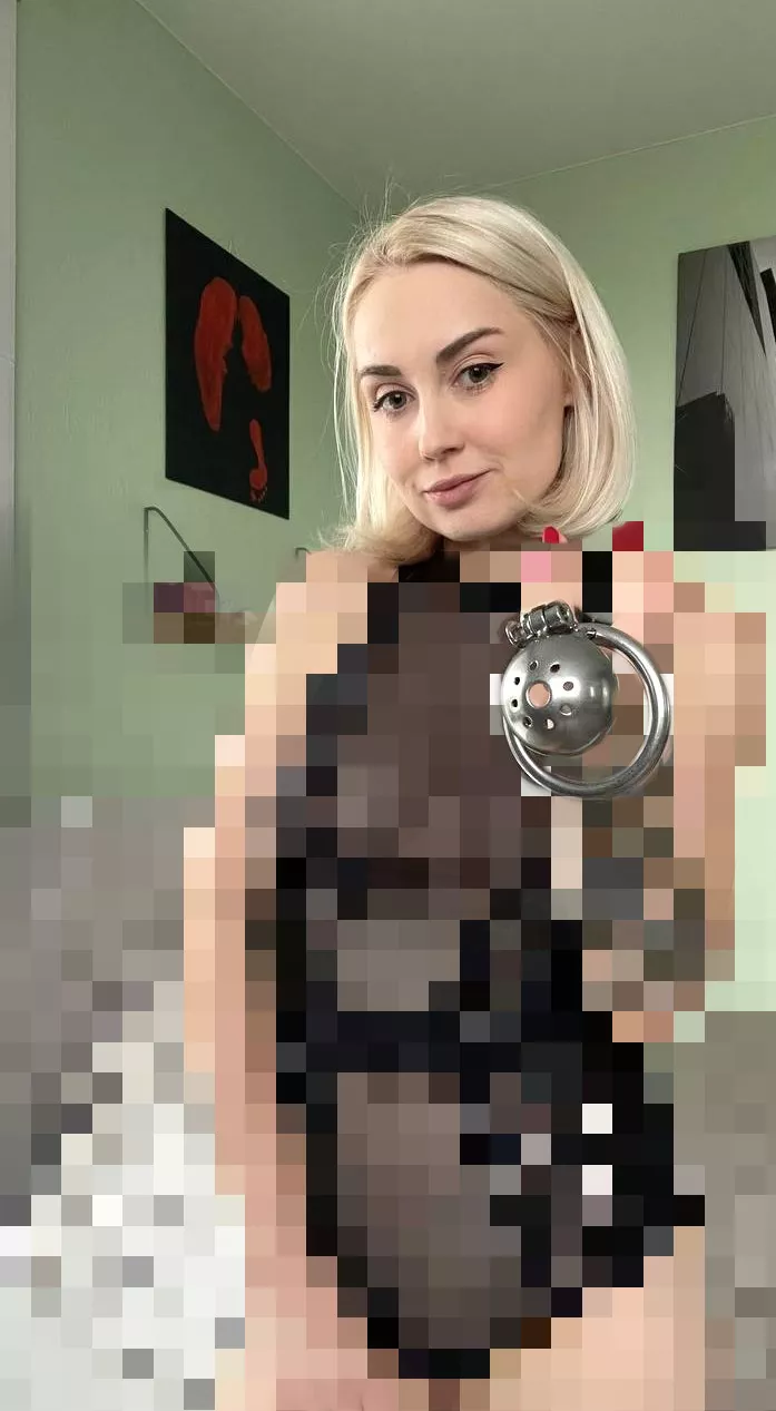 Tell me what your tiny beta size is and I'll tell you how long you'll spend in chastity.