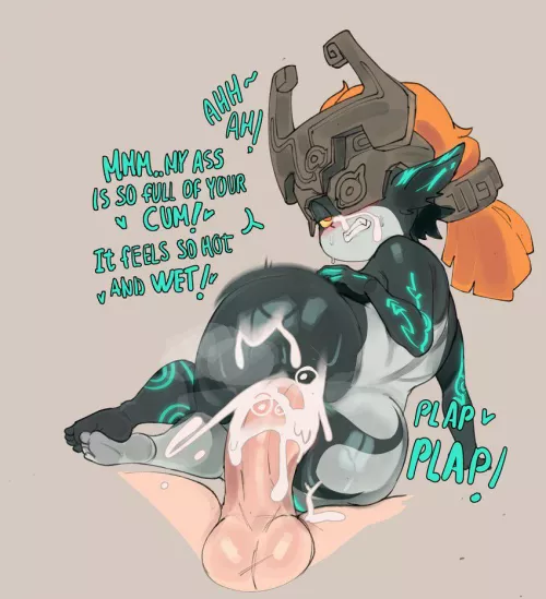 That’s right, empty your balls into Midna’s tight ass~ (cadslime)