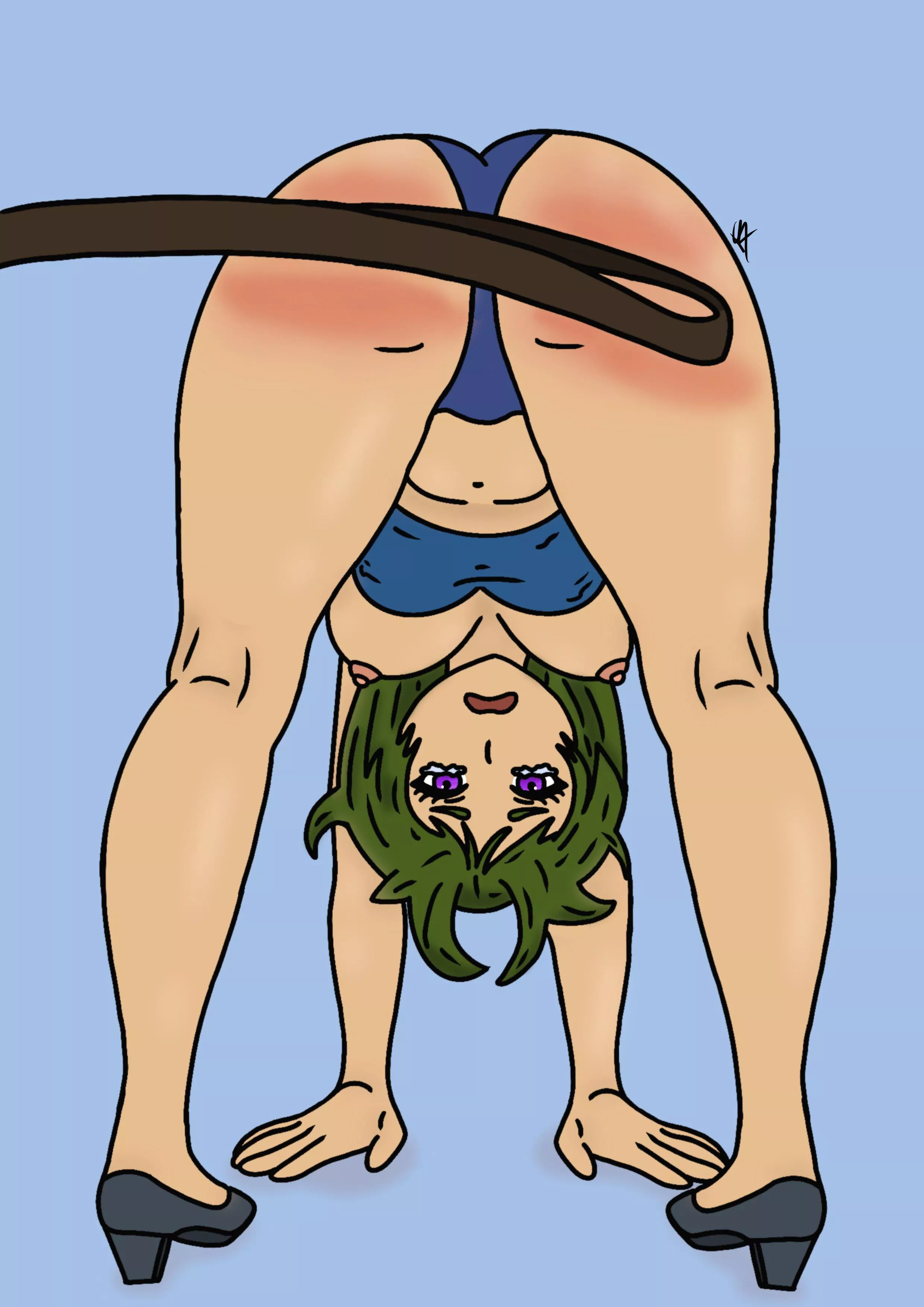 The belt fixes everything (art by me) 