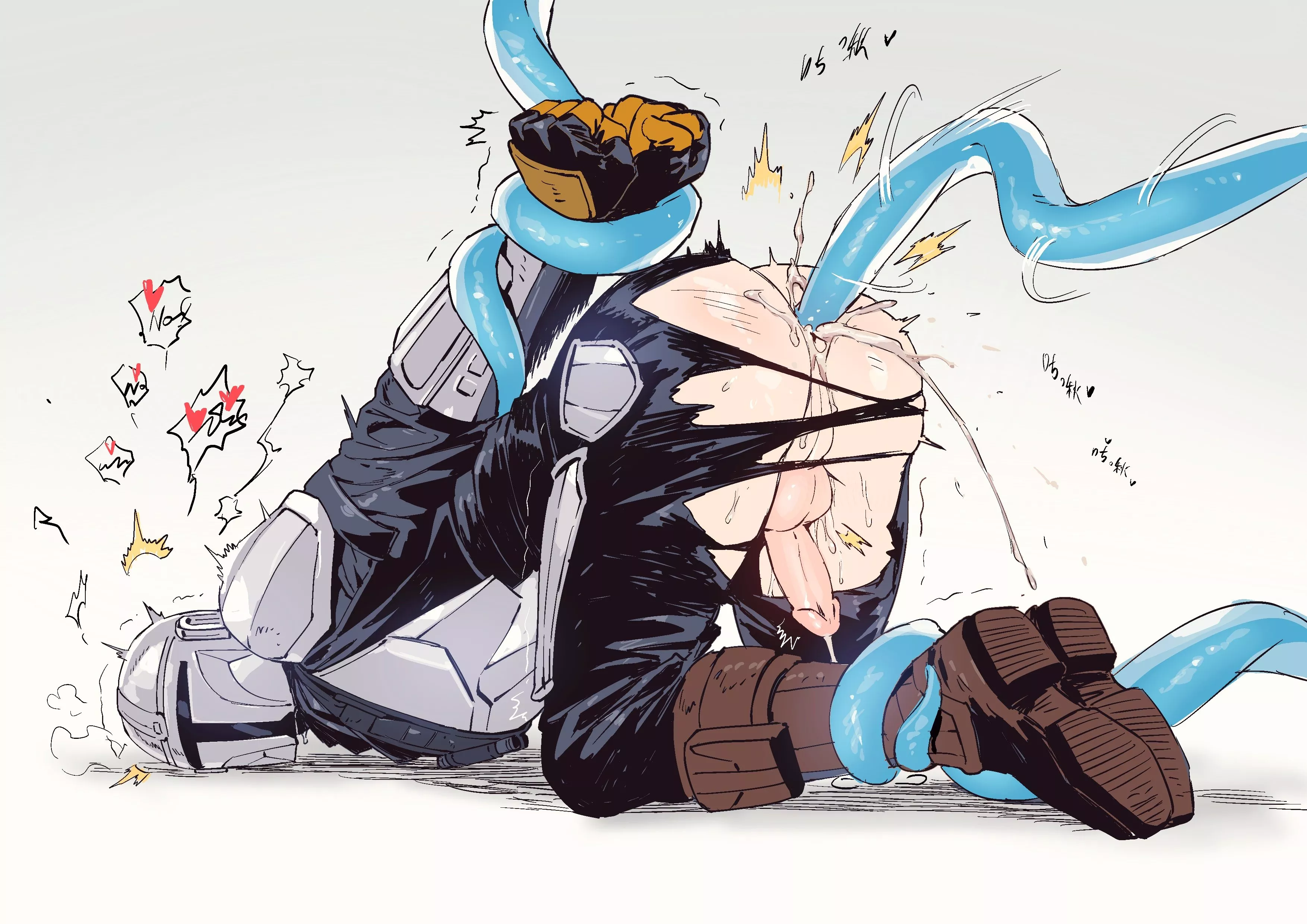 The Mandalorian having his tight hole filled 