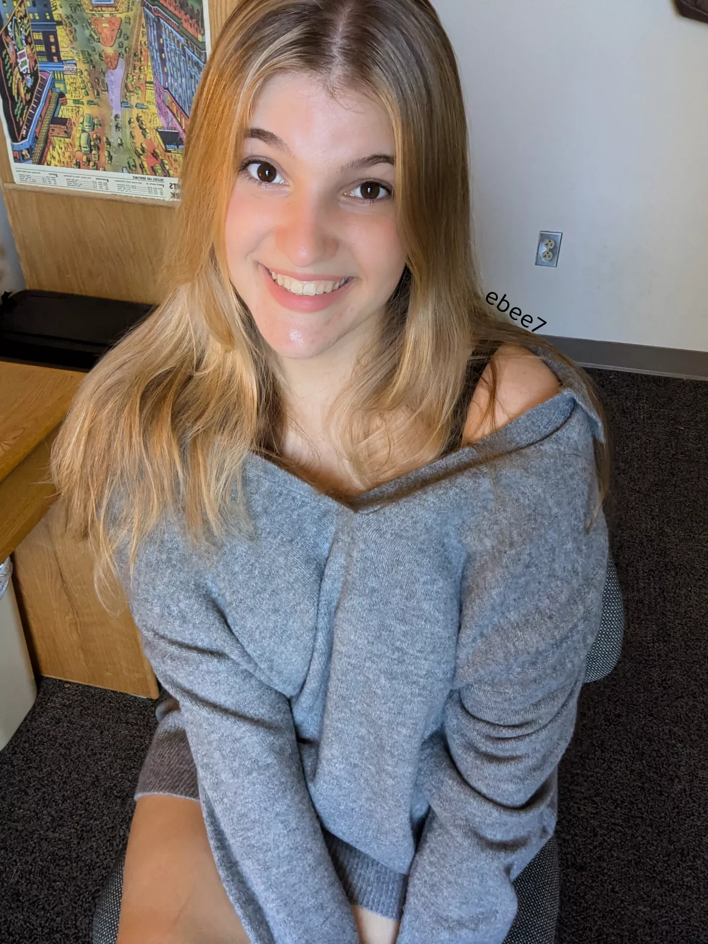 The only thing that could make this sweater cozier is a spritz of your cologne