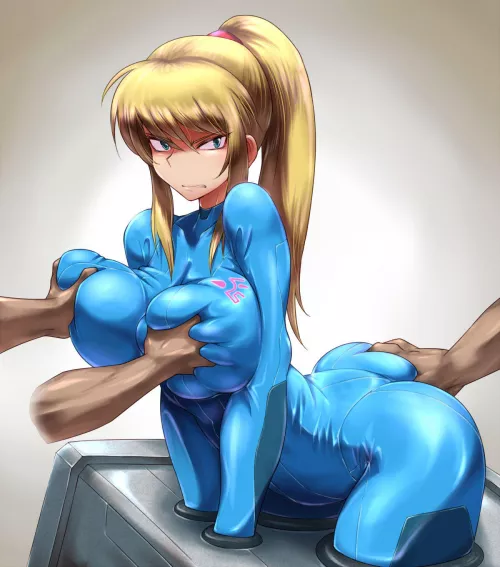 Trying to pretend she doesn't love it~ (Hun_)