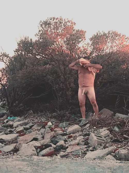 Without clothes feels best for me.