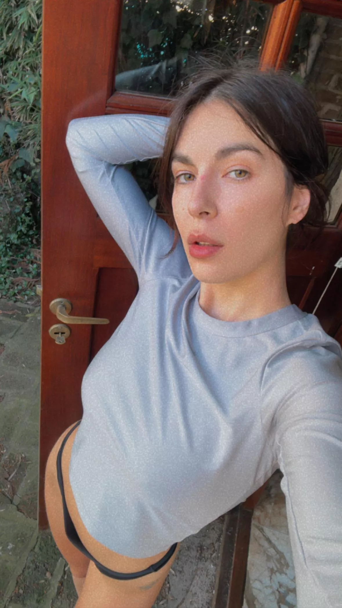 Your mommy just woke up, waiting for the first round of the day