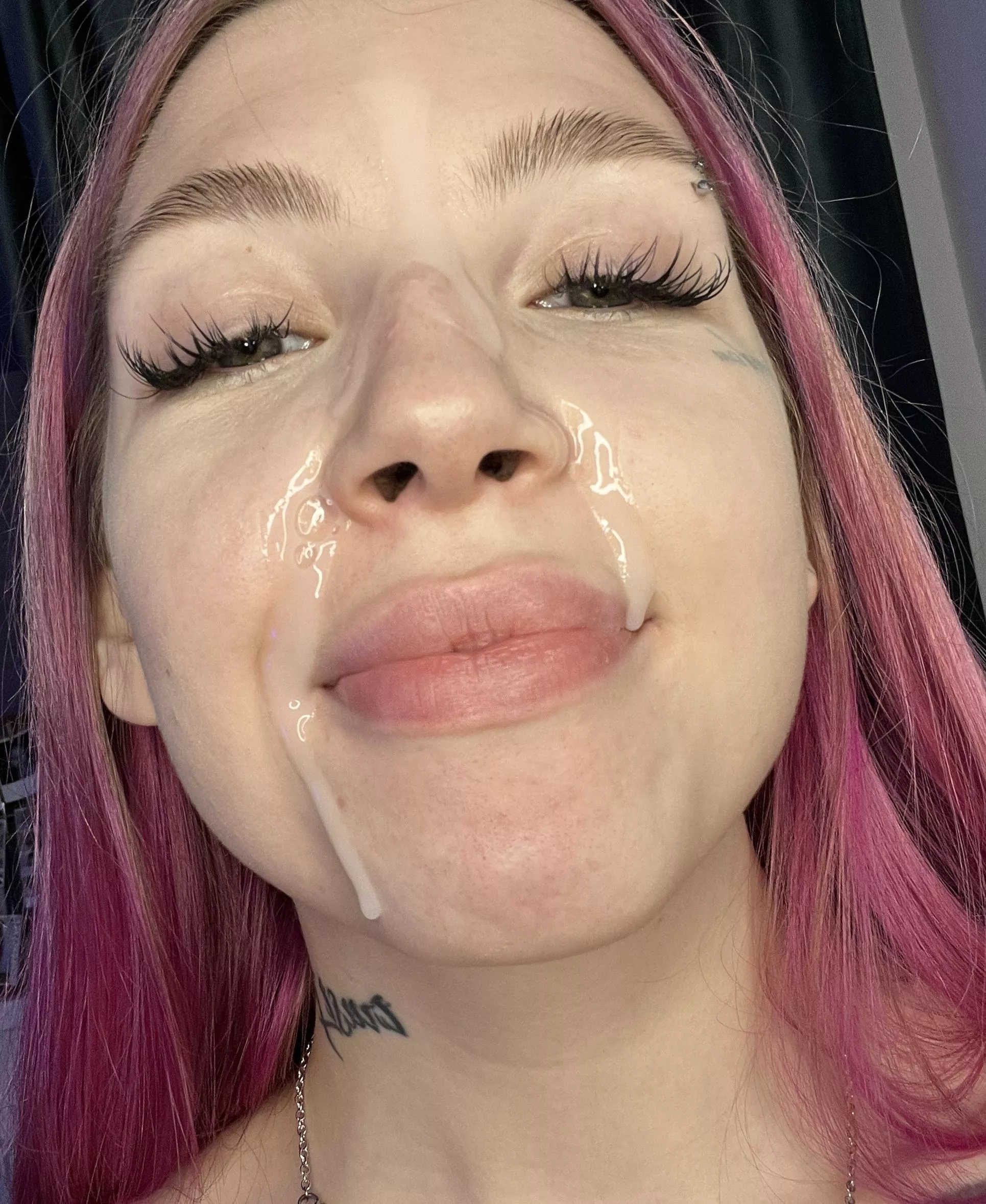 A little smile after a blowjob