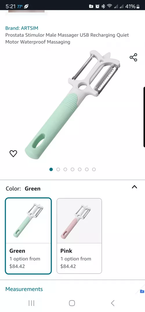 Actual post on a shopping site.