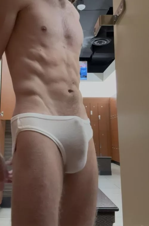 After cardio sauna and shower