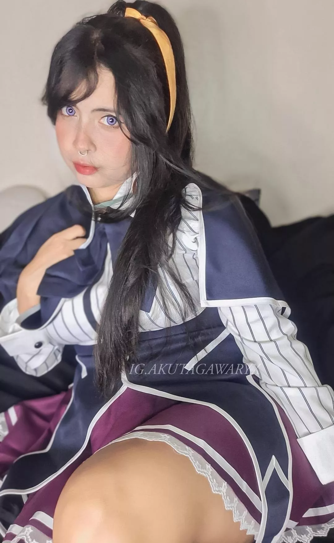 Akeno Himejima cosplay by Akutagawaryx 