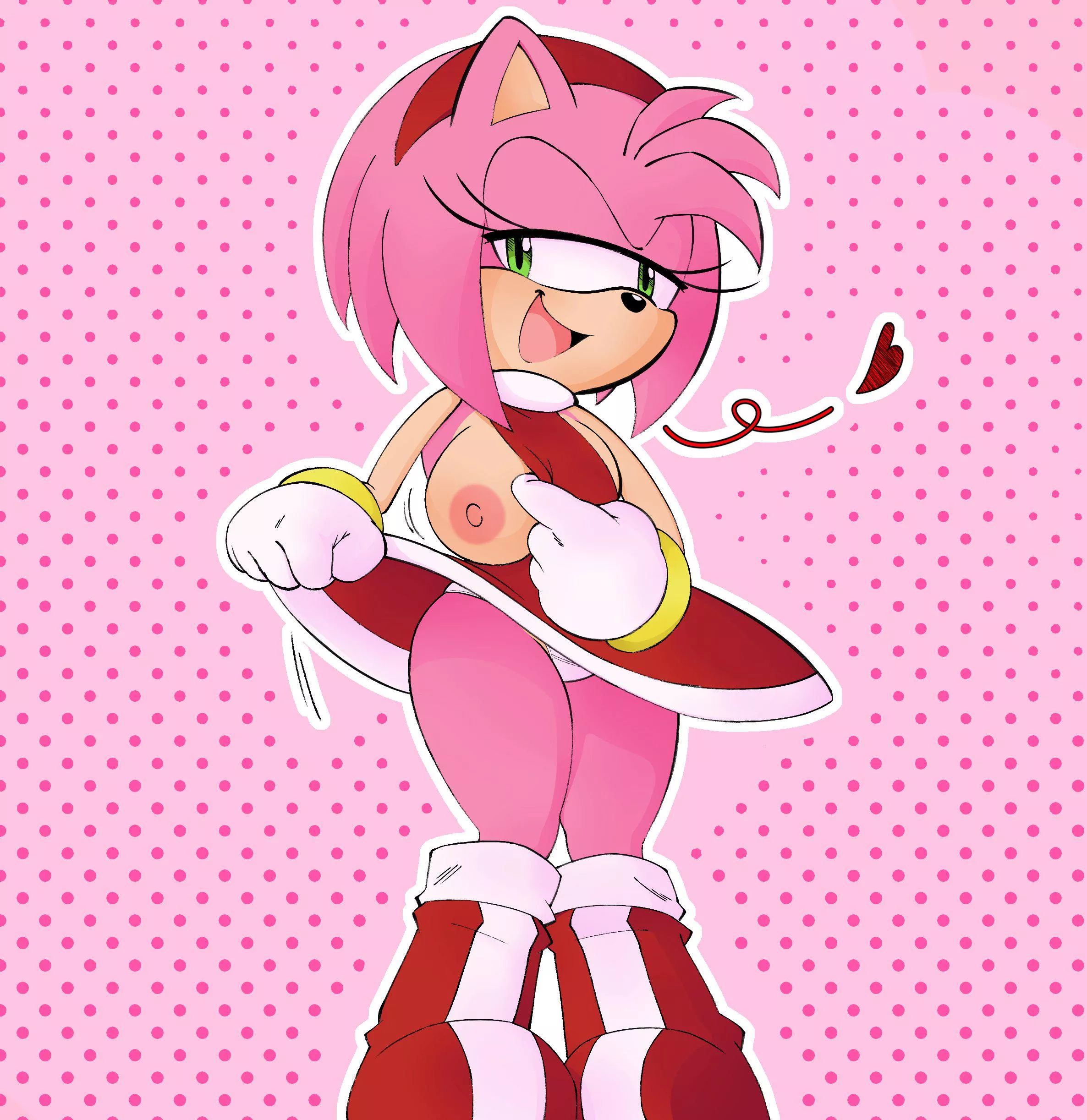 Amy Rose wants your pleasure.. 