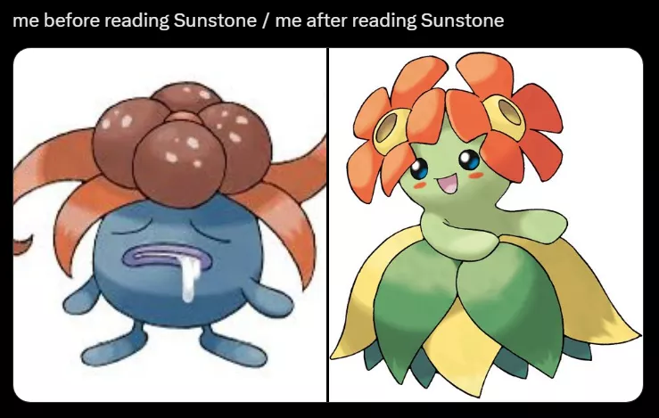 before / after Sunstone