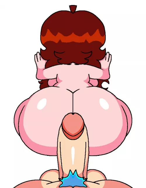 Boyfriends dick on girlfriends ass