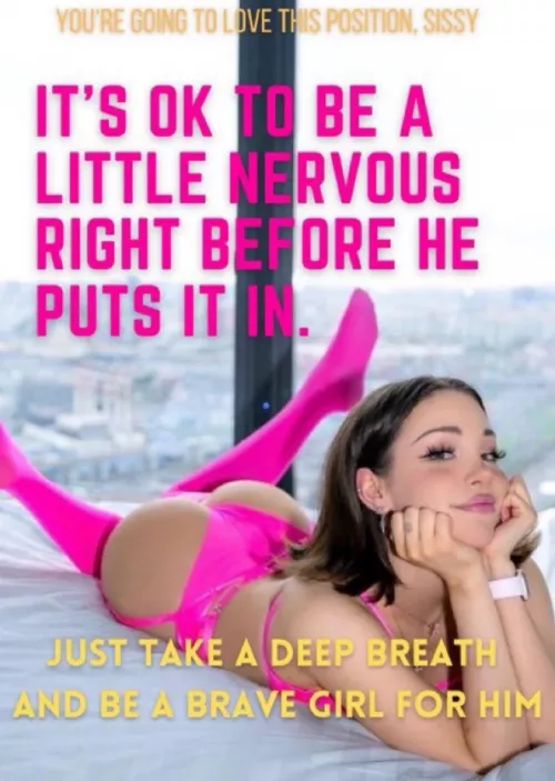 Can you be a brave sissy for cock?