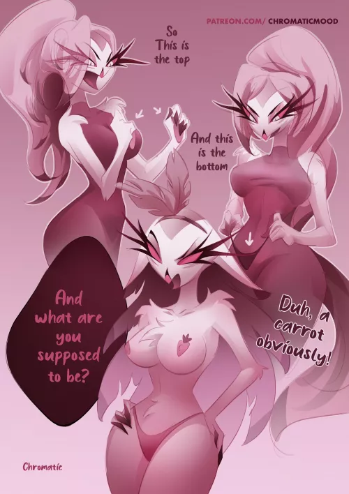 Carrots are good for your eyes (By Chromaticmood on X)