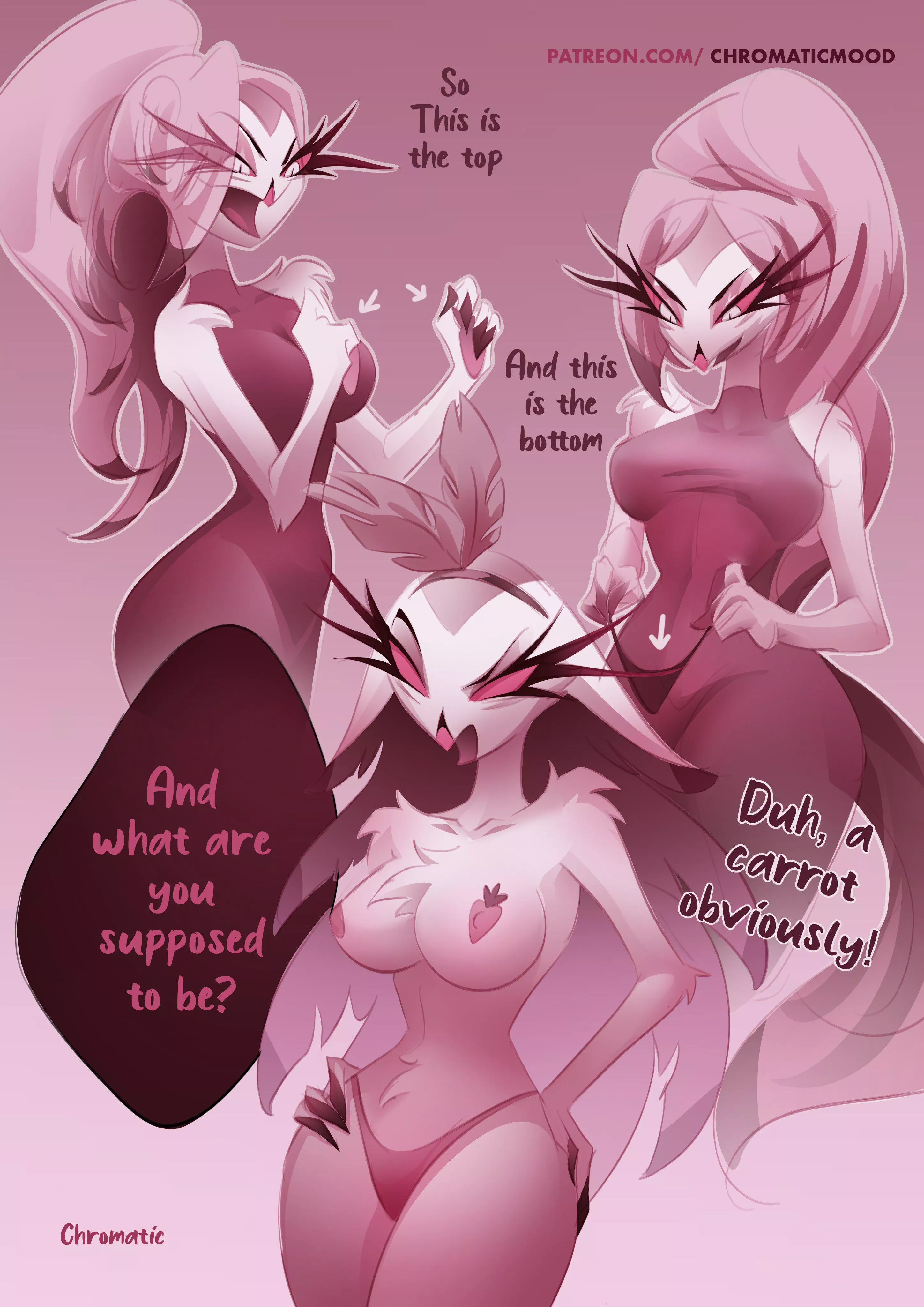 Carrots are good for your eyes (By Chromaticmood on X)