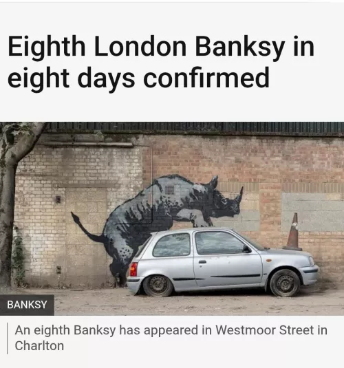 Don't tell me Banksy hasn't been to this sub! 
