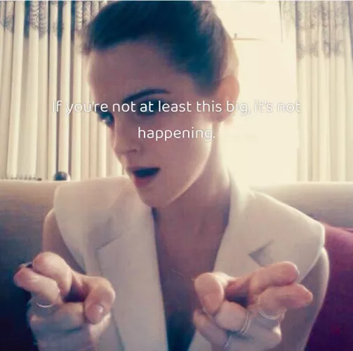 Emma Watson knows what she wants 