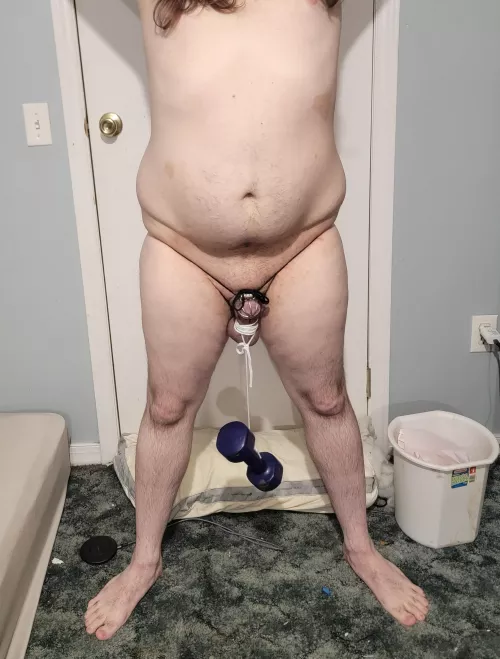 Forced to stand still for 1 hr with 10lbs