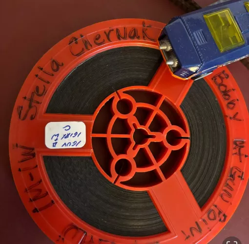 Found this at a flea market, I don’t have a projector and can’t make out anything on the film, just seeing if anyone here has heard of anything like this 