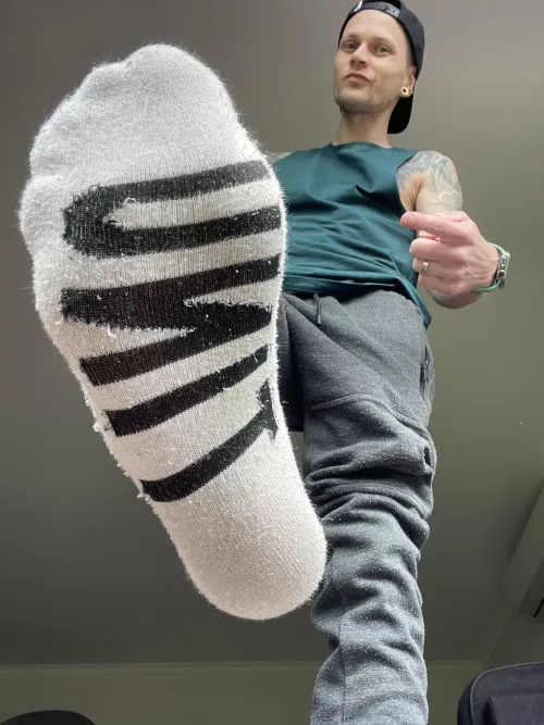 Get down & open your mouth. Wide. Now, fill your alphas pockets with cash & I’ll shove my foot in your mouth.