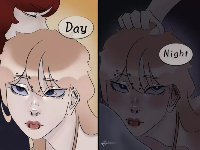 He wants to be mommy's good boy (Original Art)