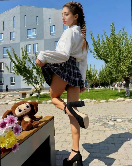 Heels are a short adorable girls best friend