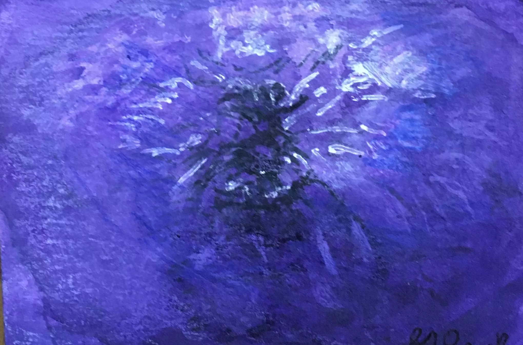 Horizon, ink and colored pencil by me