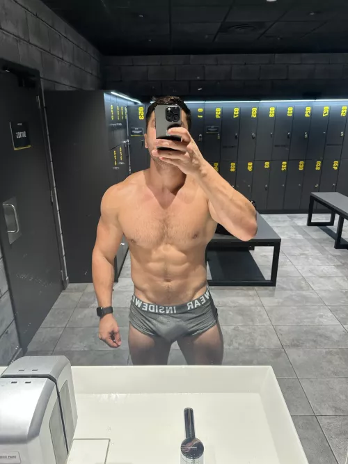 I always get hard in the gym locker room
