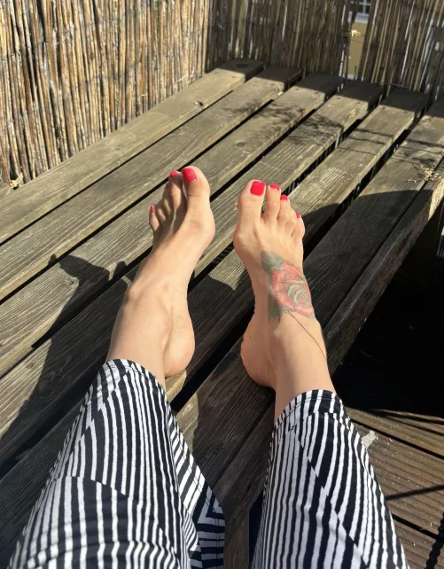 I heard that tattooed foot are the tastiest