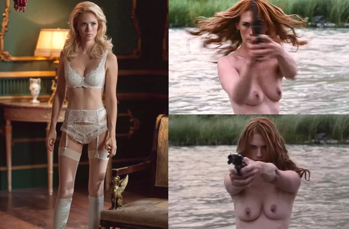 January Jones In Lingerie & Topless Is Always Worth Looking At Again