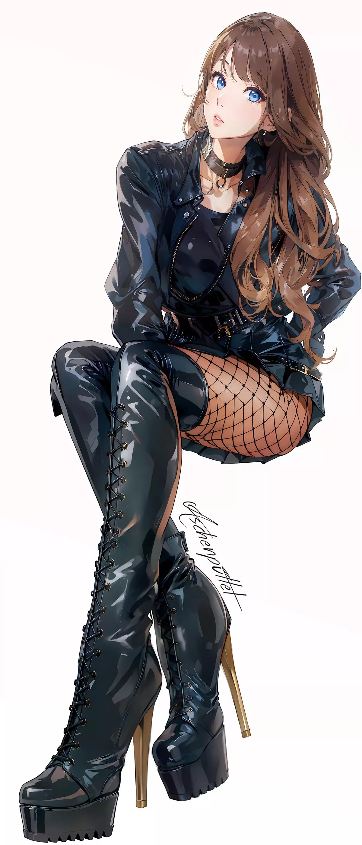 Laced Thigh Boots 